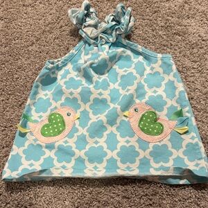 Mud Pie Blue and White Kids Casual Dress